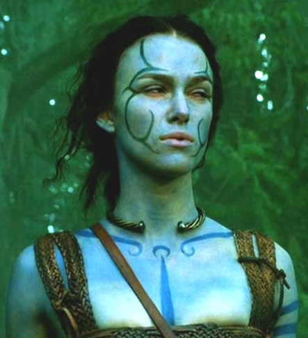 Keira Knightly as a Pictish Guinevre? playing Merlin's daughter in the movie 